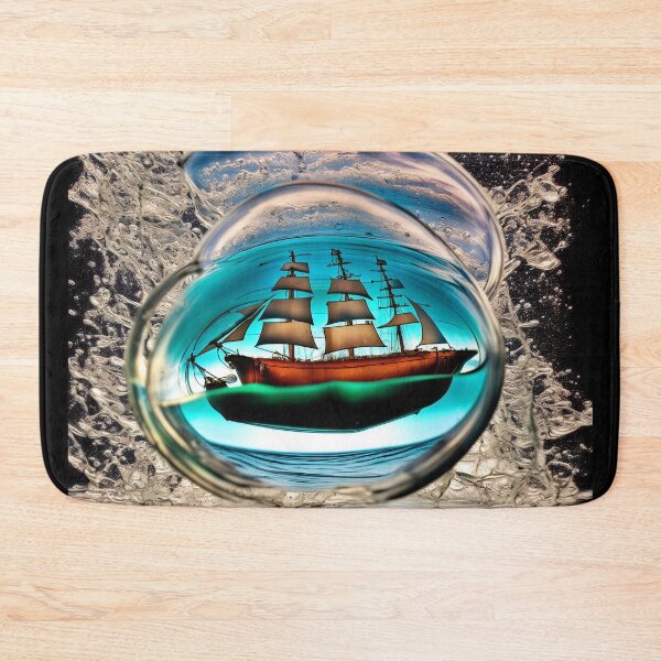 Item preview, Sailing ship on a stormy ocean. designed and sold by Maniock.