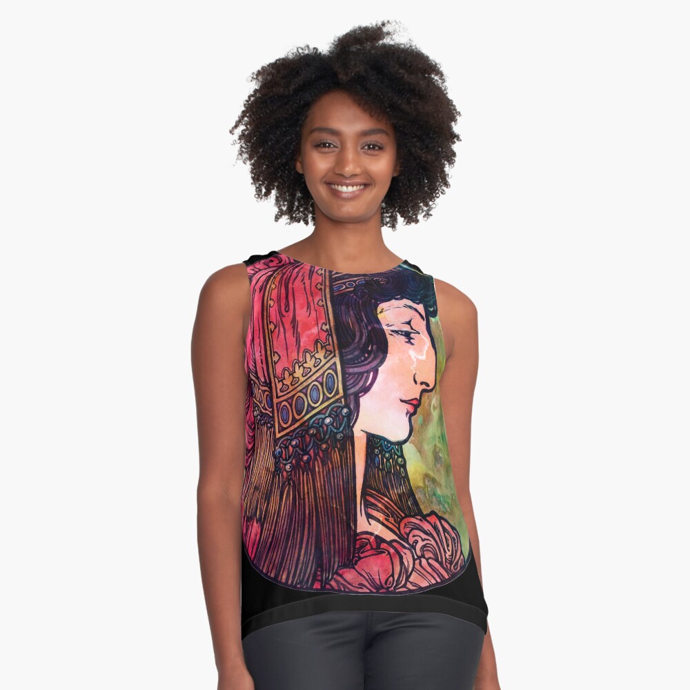 Item preview, Sleeveless Top designed and sold by heartsake.