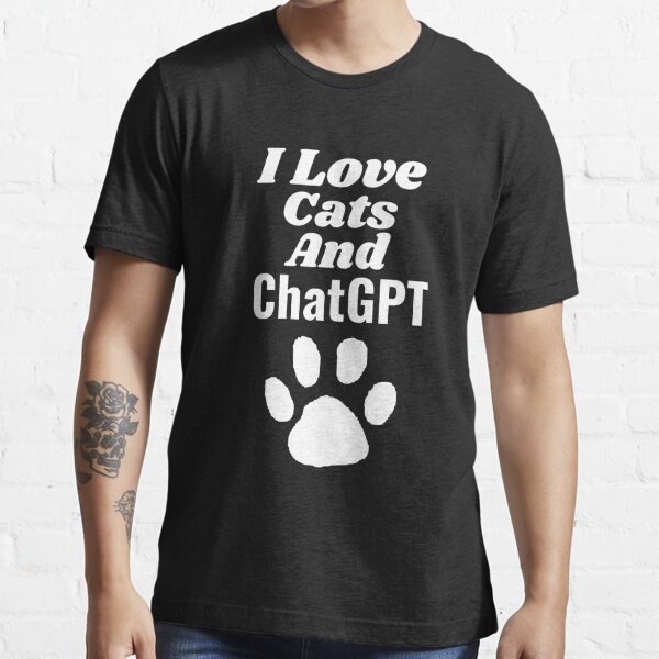 Premium AI Image  A cat wearing a shirt that says'i love cats 