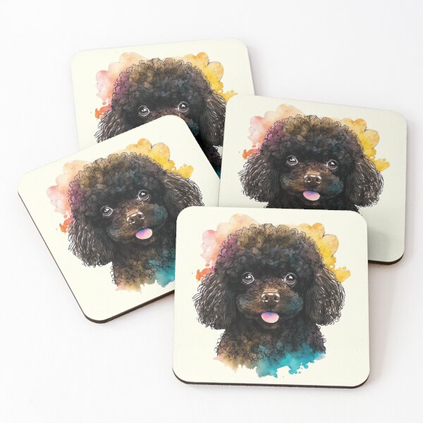 Item preview, Dark Poodle Cute Dog designed and sold by nicestr.