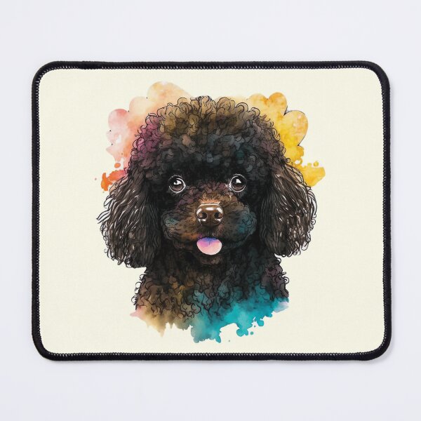 Item preview, Dark Poodle Cute Dog designed and sold by nicestr.