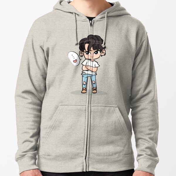 BTS, JUNGKOOK Zipped Hoodie for Sale by akazumaki