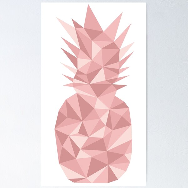 Item preview, Pineapple Geometric 3 (rose) designed and sold by NoirPineapple.