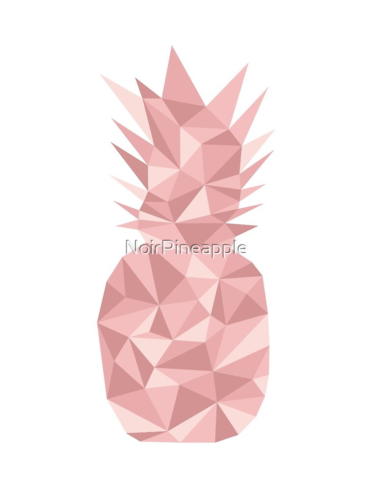Pineapple Geometric 3 (rose) by NoirPineapple