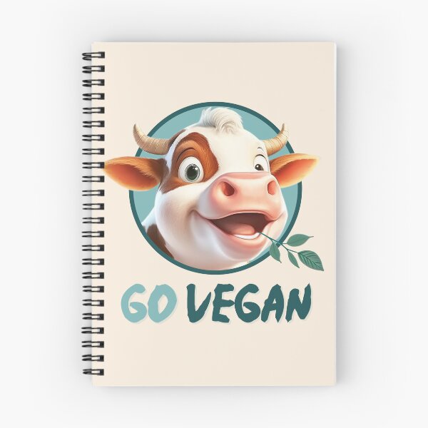 Item preview, Happy vegan calf, go vegan, against animal torture, no animal cruelty, green stuff in the mouth designed and sold by Shaani.