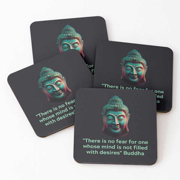 Item preview, Buddha Quote - There is no fear for one whose mind is not filled with desires  designed and sold by RetComly.