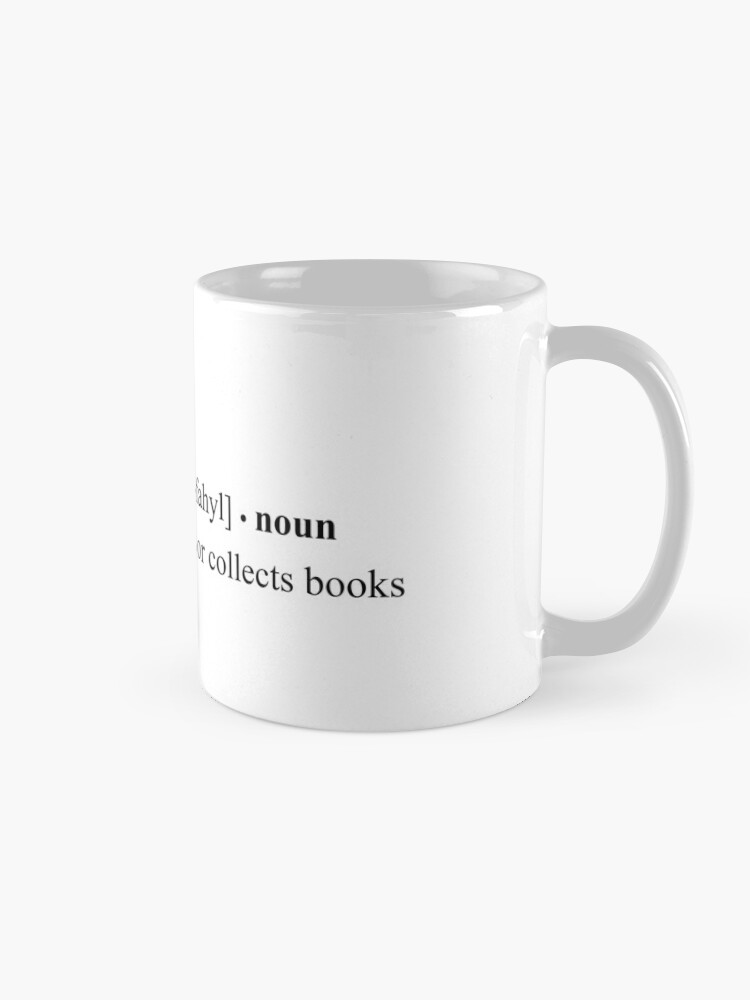 Alternate view of Bibliophile Definition Coffee Mug