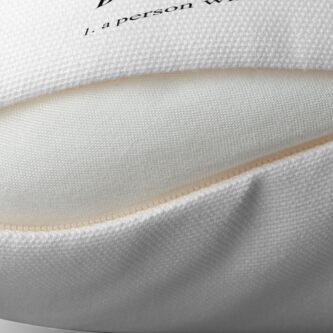 Alternate view of Bibliophile Definition Throw Pillow