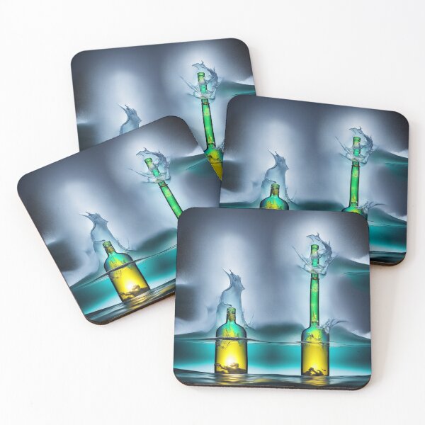 Item preview, Una botella de bebida fría. designed and sold by Maniock.