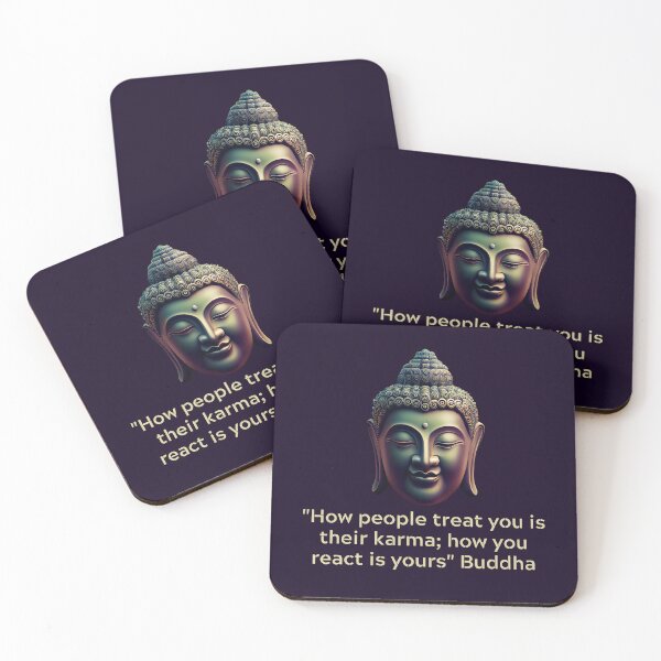 Item preview, Buddha Quote - How people treat you is their karma; how you react is yours designed and sold by RetComly.