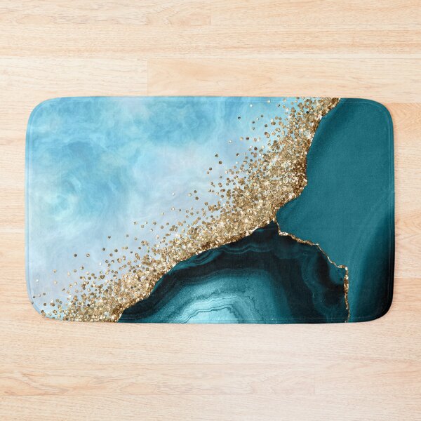 Item preview, Blue Agate Marble  designed and sold by TrendyGlitter.