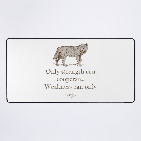 Item preview, Only Strength Can Cooperate designed and sold by CrankyOldDude.