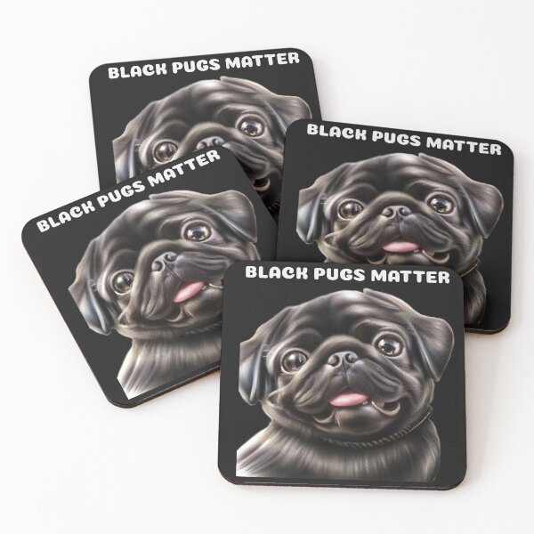 Item preview, Black Pugs Matter designed and sold by Fentier.