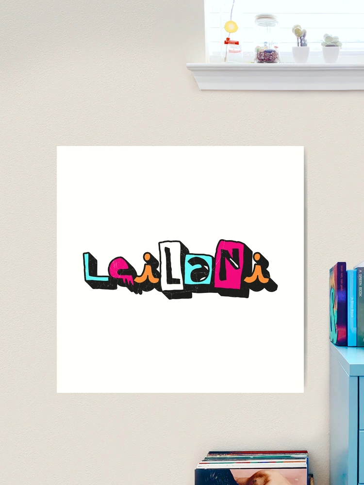 LEILANI Custom Text Birthday Name