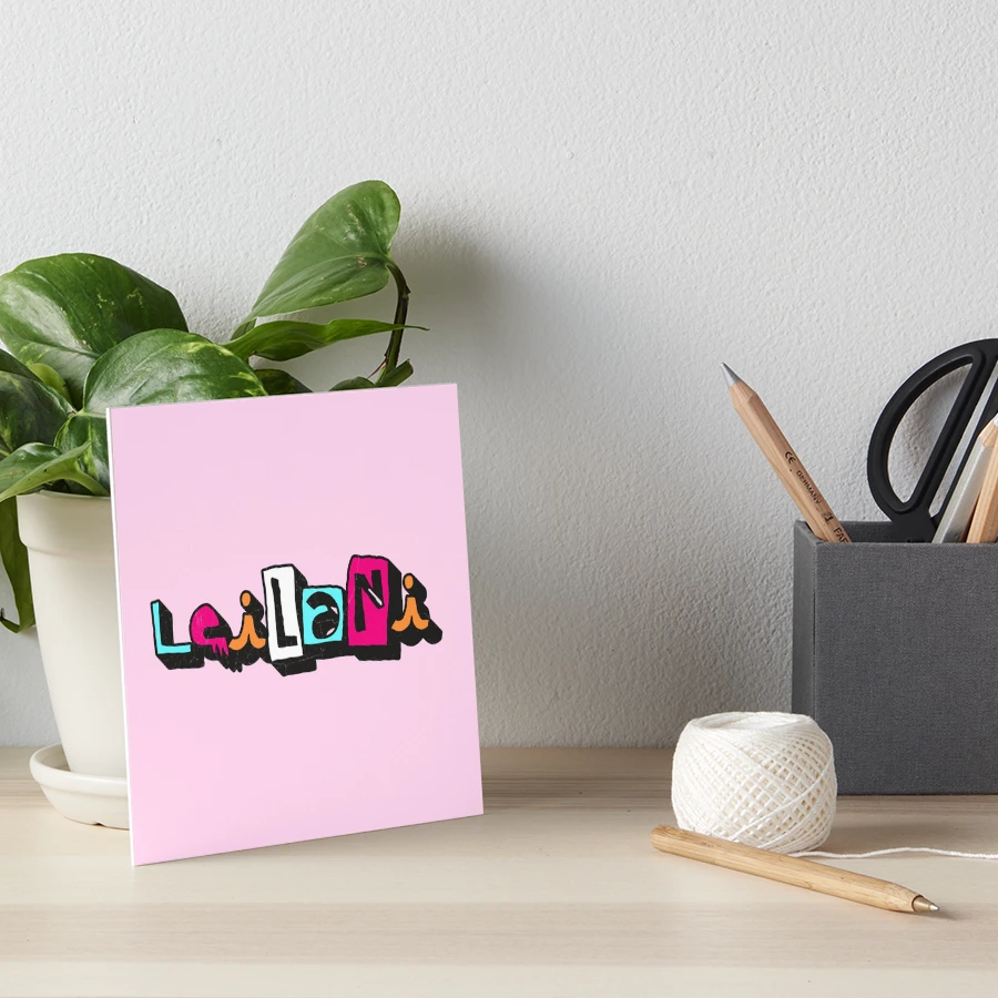 LEILANI Custom Text Birthday Name