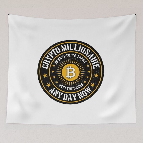 Item preview, Crypto Millionaire logo designed and sold by Cuztomthreads.