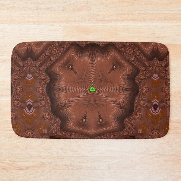 Item preview, *FUNNY ABSTRACT PAINTING ALIEN TRIBAL FACE CHOCOLATE MIXTURE MINT GREEN WITH STARRY GREEN ANISE* designed and sold by Ralek.