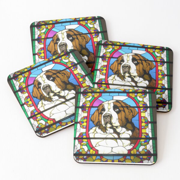 Item preview, Saint Bernard in Stained Glass 2 designed and sold by Thorbo99.