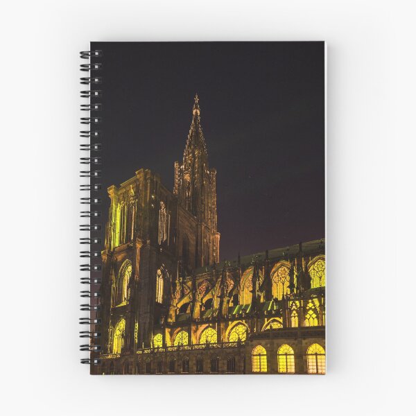 Item preview, Beautiful colors of highlighted Notre Dame Cathedral in Strasbourg, Alsace, France designed and sold by Alexander Sorokopud.