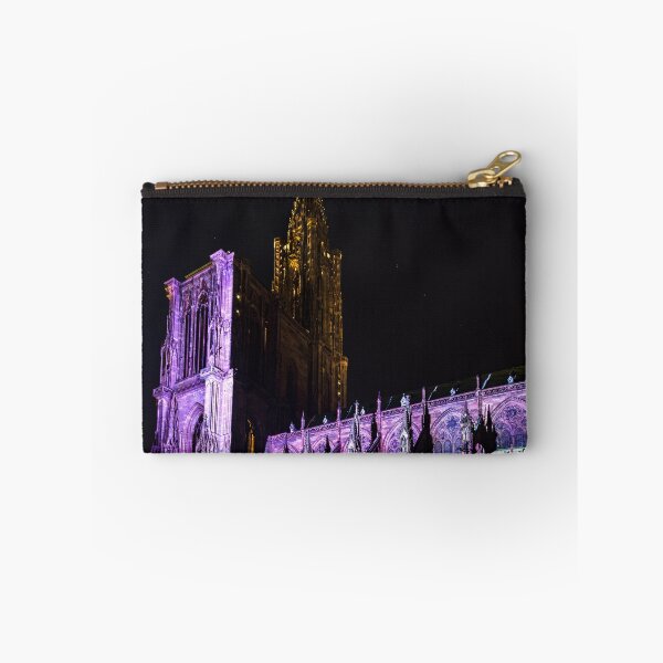 Item preview, Beautiful colors of highlighted Notre Dame Cathedral in Strasbourg, Alsace, France designed and sold by Alexander Sorokopud.