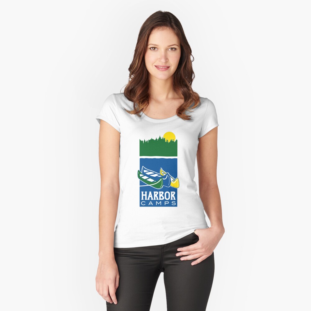 Item preview, Fitted Scoop T-Shirt designed and sold by harborcamps.