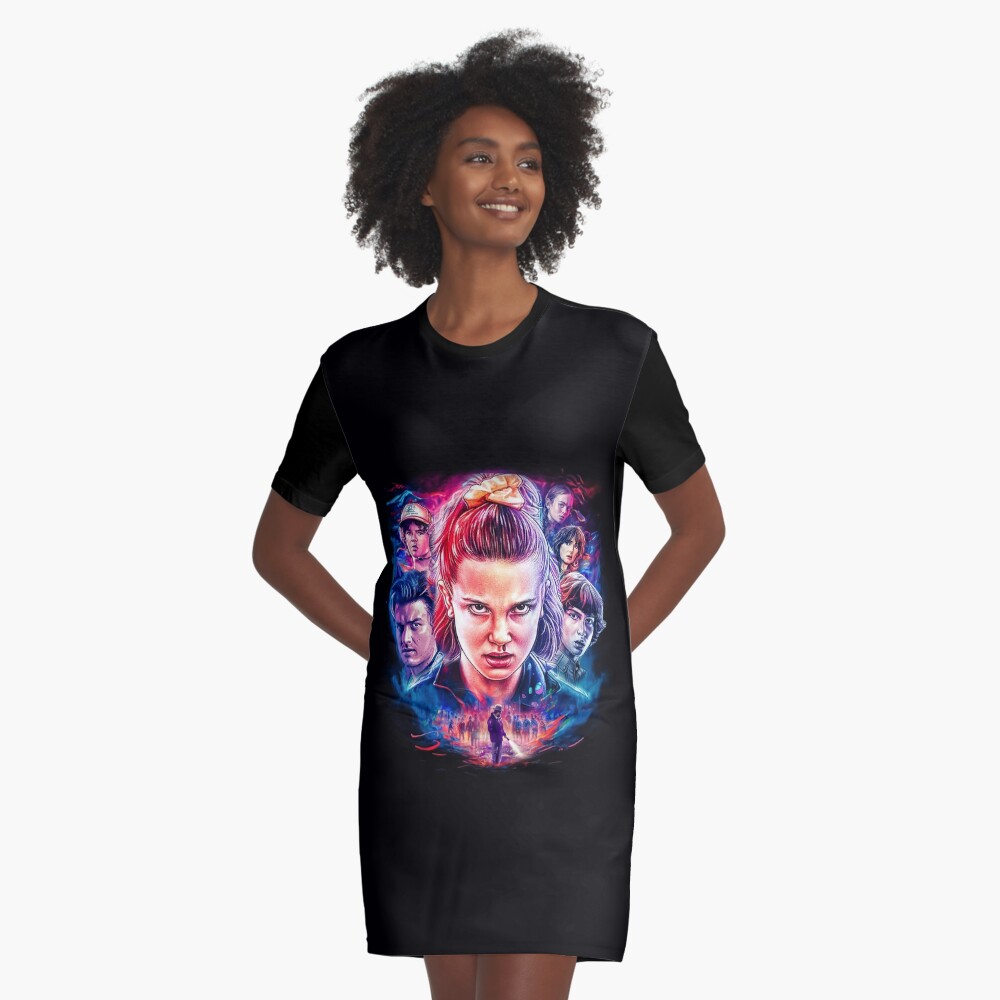 Item preview, Graphic T-Shirt Dress designed and sold by MarinaLexaArt.