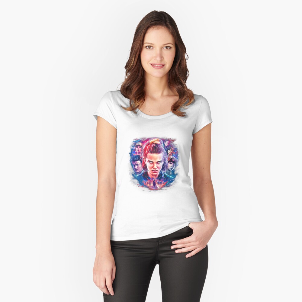 Item preview, Fitted Scoop T-Shirt designed and sold by MarinaLexaArt.
