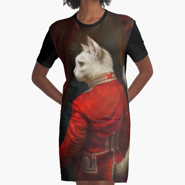 The Hermitage Court Chamber Herald Cat Edited version Graphic T-Shirt Dress