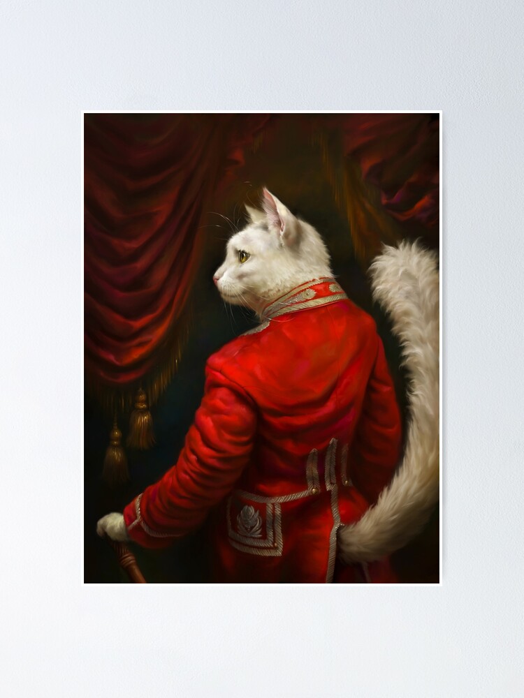Alternative Ansicht von Die Hermitage Court Kammer Herald Cat Edited-Version Poster