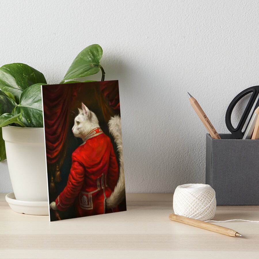 The Hermitage Court Chamber Herald Cat Edited version Art Board Print