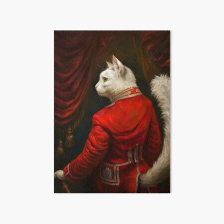 The Hermitage Court Chamber Herald Cat Edited version Art Board Print