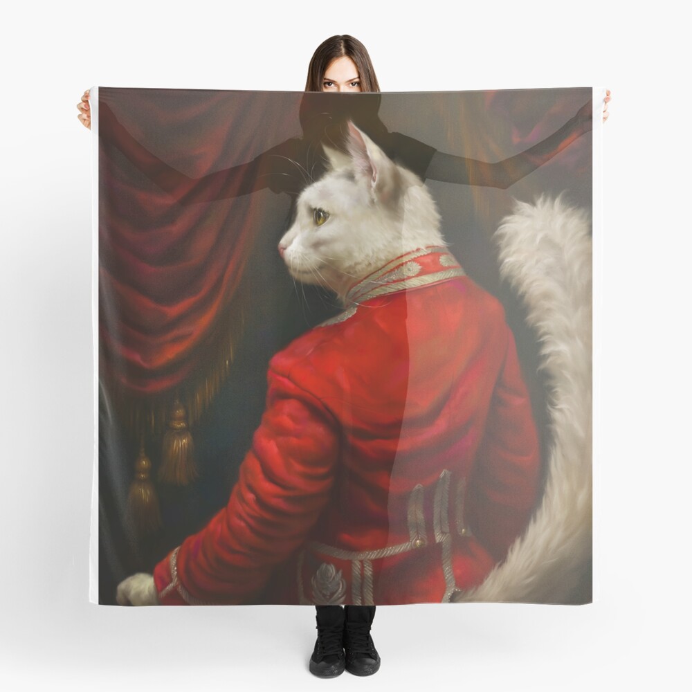 The Hermitage Court Chamber Herald Cat Edited version Scarf