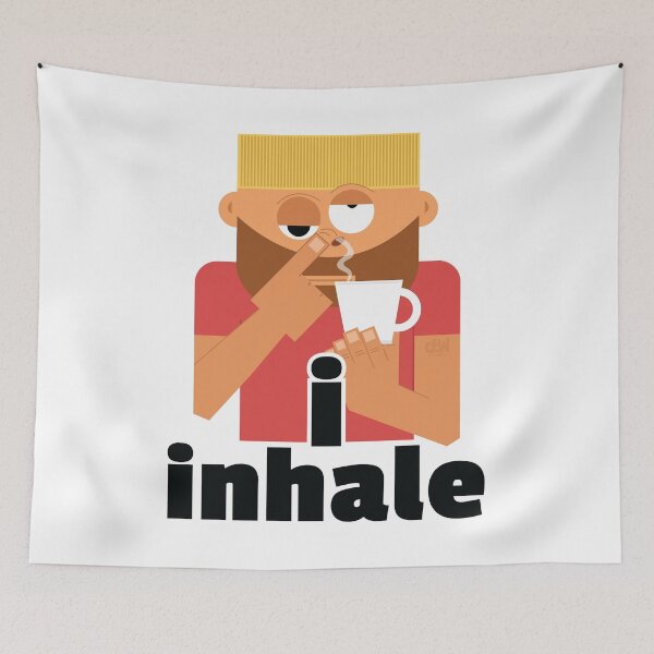 Item preview, I Smell Coffee In The Morning Meme Sniff Coffee Orgasm Espresso Latte Cup Of Joe Aroma designed and sold by doseofwin.