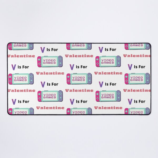 Item preview, V is For Video Games Valentine - funny T-Shirts Quotes designed and sold by Designspot2020.