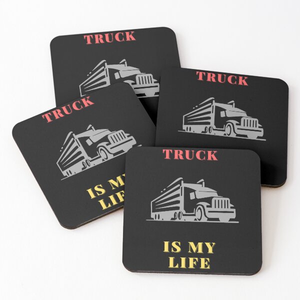 Item preview,  Truck is my life designed and sold by Bart-Designs.