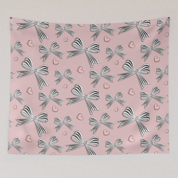 Item preview, Pink bow and heart designed and sold by Milatoo.