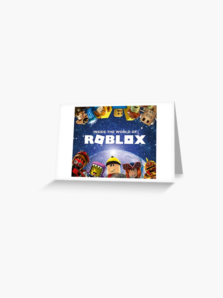 Carte de vœux for Sale avec l'œuvre « dans le monde de Roblox - Jeux - » de  l'artiste Doflamingo99