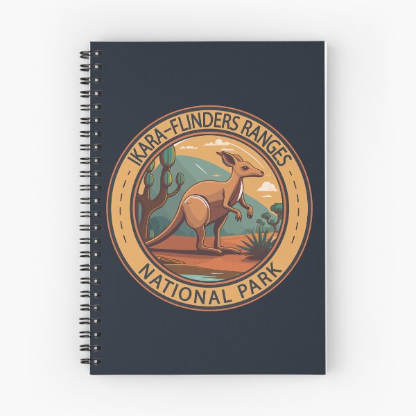Item preview, Ikara–Flinders Ranges National Park Australia Kangaroo Badge designed and sold by KrisSidDesigns.