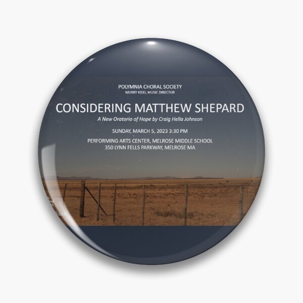 Item preview, Considering Matthew Shepard Concert designed and sold by polymniachorus.