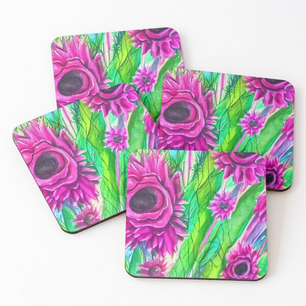 Item preview, Large Purple Sun Flower Blooms  designed and sold by HanaiPrint.