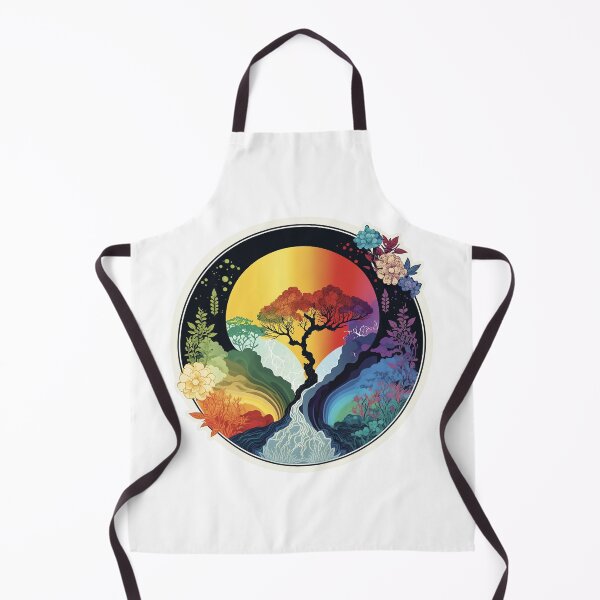 Item preview, Tree of Life, Nature, Japanese, Hippy, Rainbow, Artwork designed and sold by Artefact3000.