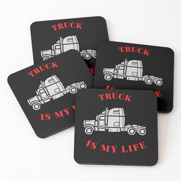 Item preview,  Truck is my life designed and sold by Bart-Designs.