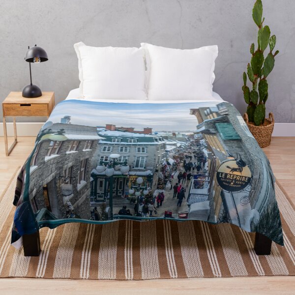 Item preview, Historic Quebec, Canada in the Wintertime designed and sold by SafariByMarisa.