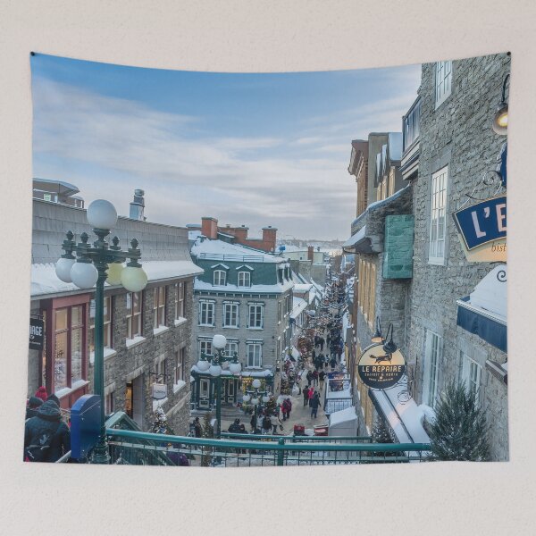 Item preview, Historic Quebec, Canada in the Wintertime designed and sold by SafariByMarisa.