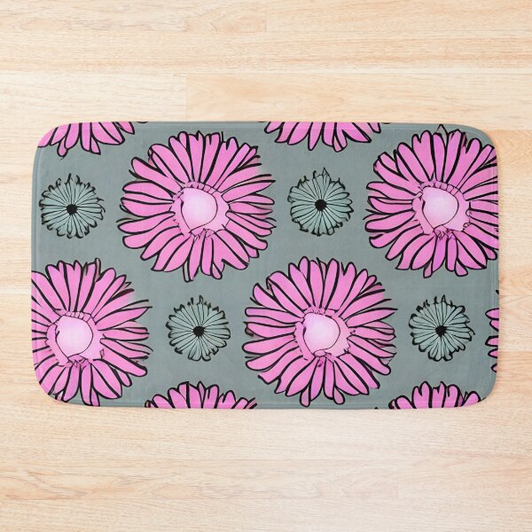 Item preview, Pink daisy flower pattern designed and sold by gramizzia.