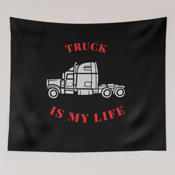 Item preview,  Truck is my life designed and sold by Bart-Designs.