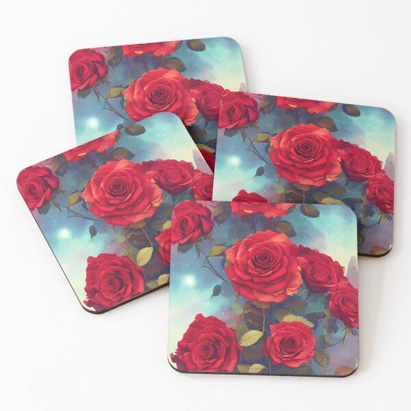 Item preview, Red roses in Space designed and sold by angelisart.