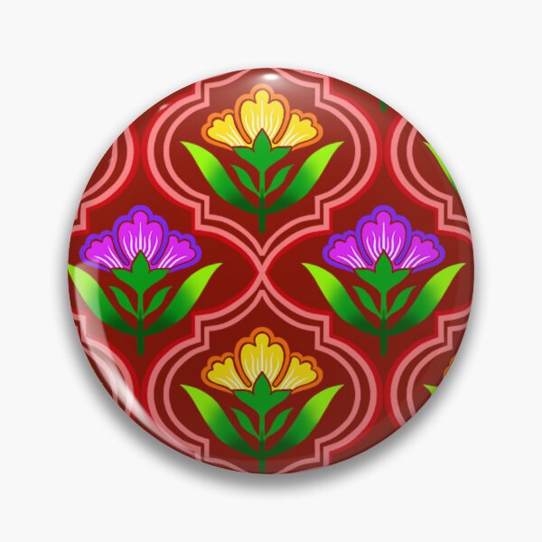 Item preview, Ditsy flower ethnic pattern art(1st copy) designed and sold by Charmy Design.