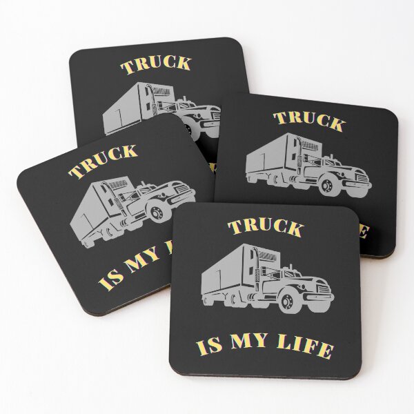 Item preview, Truck is my life designed and sold by Bart-Designs.