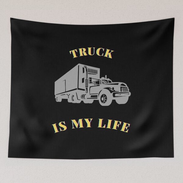 Item preview, Truck is my life designed and sold by Bart-Designs.